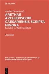 Book cover of Arethae archiepiscopi Caesariensis scripta minora by Arethas Caesariensis