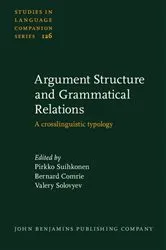 Book cover of Argument Structure and Grammatical Relations by Pirkko Suihkonen