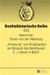 Book cover of «Arisierung» von Privatbanken am Beispiel des Bankhauses E. J. Meyer in Berlin by Hans-Jürgen Becker