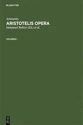 Book cover of Aristoteles: Aristotelis Opera. Volumen I by Immanuel Bekker