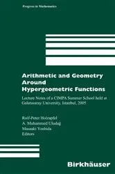 Book cover of Arithmetic and Geometry Around Hypergeometric Functions by Rolf-Peter Holzapfel