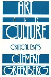 Book cover of Art and Culture by Clement Greenberg