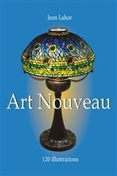 Book cover of Art Nouveau 120 illustrations by Jean Lahor