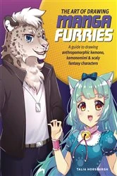 Book cover of Art of Drawing Manga Furries by Talia Horsburgh