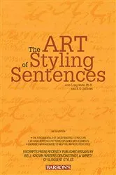 Book cover of Art of Styling Sentences by Barron's Educational Series