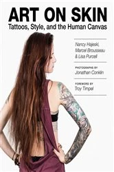Book cover of Art on Skin by Nancy J. Hajeski