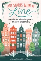 Book cover of Art Starts with a Line by Erin McManness