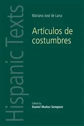 Book cover of Artículos de costumbres by Catherine Davies