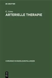 Book cover of Arterielle Therapie by G. Jorns