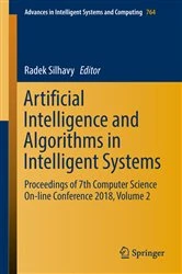 Book cover of Artificial Intelligence and Algorithms in Intelligent Systems by Radek Silhavy