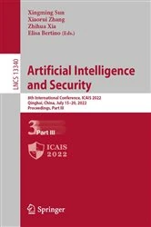 Book cover of Artificial Intelligence and Security by Xingming Sun