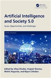 Book cover of Artificial Intelligence and Society 5.0 by Vikas Khullar