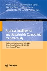Book cover of Artificial Intelligence and Sustainable Computing for Smart City by Arun Solanki