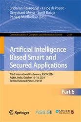 Book cover of Artificial Intelligence Based Smart and Secured Applications by Sridaran Rajagopal