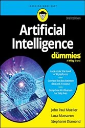 Book cover of Artificial Intelligence For Dummies (3rd ed.) by John Paul Mueller