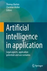 Book cover of Artificial intelligence in application by Thomas Barton