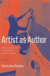 Book cover of Artist as Author by Christa Noel Robbins