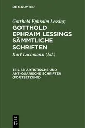 Book cover of Artistische und antiquarische Schriften (Fortsetzung) (2nd ed.) by Karl Lachmann
