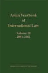 Book cover of Asian Yearbook of International Law , Volume 10 (2001-2002) by B. S. Chimni
