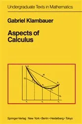 Book cover of Aspects of Calculus by Unknown