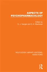 Book cover of Aspects of Psychopharmacology by David J. Sanger