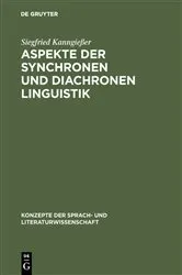 Book cover of Aspekte der synchronen und diachronen Linguistik by Unknown