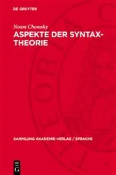 Book cover of Aspekte der Syntax-Theorie by Noam Chomsky