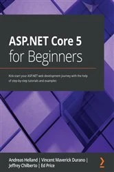 Book cover of ASP.NET Core 5 for Beginners by N/A