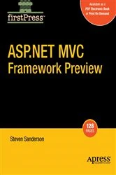 Book cover of ASP.NET MVC Framework Preview by Steven Sanderson