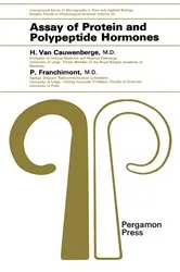 Book cover of Assay of Protein and Polypeptide Hormones by H. Van Cauwenberge