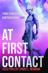 Book cover of At First Contact by Newman, Janice, L.