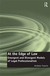 Book cover of At the Edge of Law by Andrew Francis