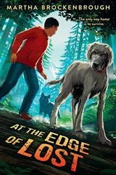 Book cover of At the Edge of Lost by Martha Brockenbrough