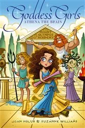 Book cover of Athena the Brain by Joan Holub