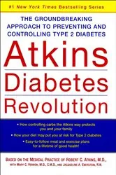 Book cover of Atkins Diabetes Revolution by Robert C. Atkins