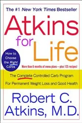Book cover of Atkins for Life by Robert C. Atkins