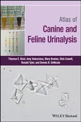Book cover of Atlas of Canine and Feline Urinalysis by Theresa E. Rizzi