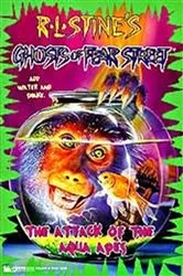 Book cover of Attack of the Aqua Apes by R.L. Stine