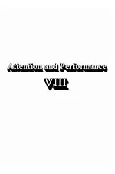 Book cover of Attention and Performance Viii by R. S. Nickerson