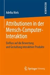 Book cover of Attributionen in der Mensch-Computer-Interaktion by Adelka Niels