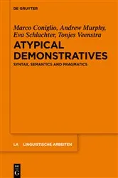 Book cover of Atypical Demonstratives by Marco Coniglio