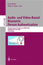 Book cover of Audio-and Video-Based Biometric Person Authentication by Josef Kittler