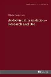 Book cover of Audiovisual Translation – Research and Use by Lukasz Bogucki