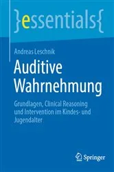 Book cover of Auditive Wahrnehmung by Andreas Leschnik