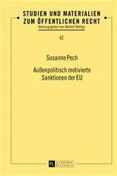 Book cover of Außenpolitisch motivierte Sanktionen der EU by Herbert Bethge