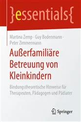 Book cover of Außerfamiliäre Betreuung von Kleinkindern by Martina Zemp