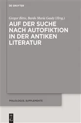 Book cover of Auf der Suche nach Autofiktion in der antiken Literatur by Gregor Bitto
