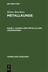 Book cover of Aufbau der Metalle und Legierungen (8th ed.) by Heinz Borchers