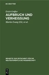 Book cover of Aufbruch und Verheißung by Erich Gräßer