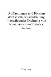 Book cover of Auffassungen und Formen der Geschehensdarbietung in erzaehlender Dichtung von Renaissance und Barock by Eric Achermann